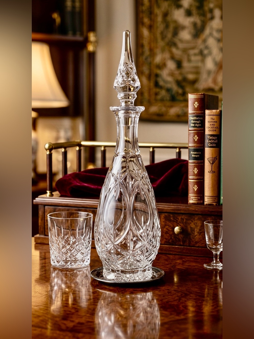 VTG ~ Princess House Crystal Decanter w/Stopper ~ circa 1970’s West Germany #776 - Picture 3 of 8